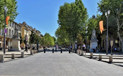 Aix-en-Provence, Cours Mirabeau © Francesca Molinari