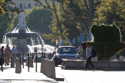 Aix-en-Provence, fontaine des neuf canons © Sophie Spiteri