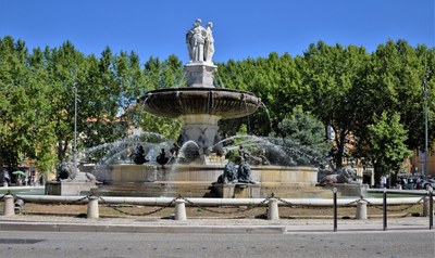 Aix-en-Provence, fontana della Rotonda © Francesca Molinari