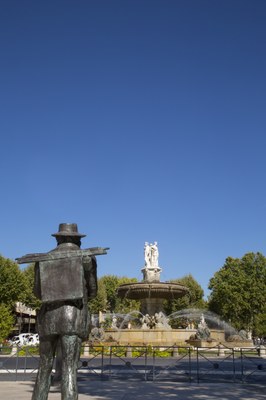Aix-en-Provence, la statua di Cézanne © Sophie Spiteri