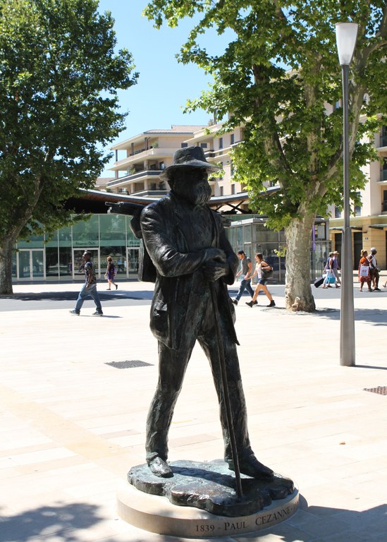 Aix-en-Provence, la statua di Paul Cézanne