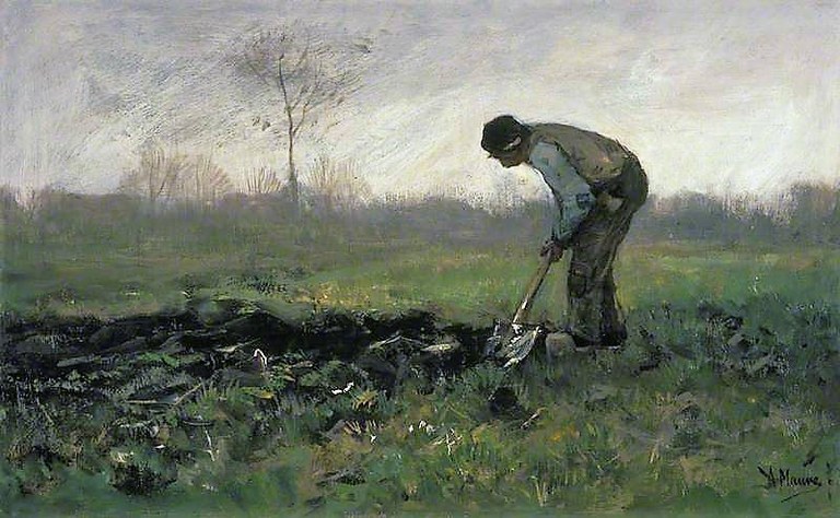 Anton Mauve, Lavoro nei campi