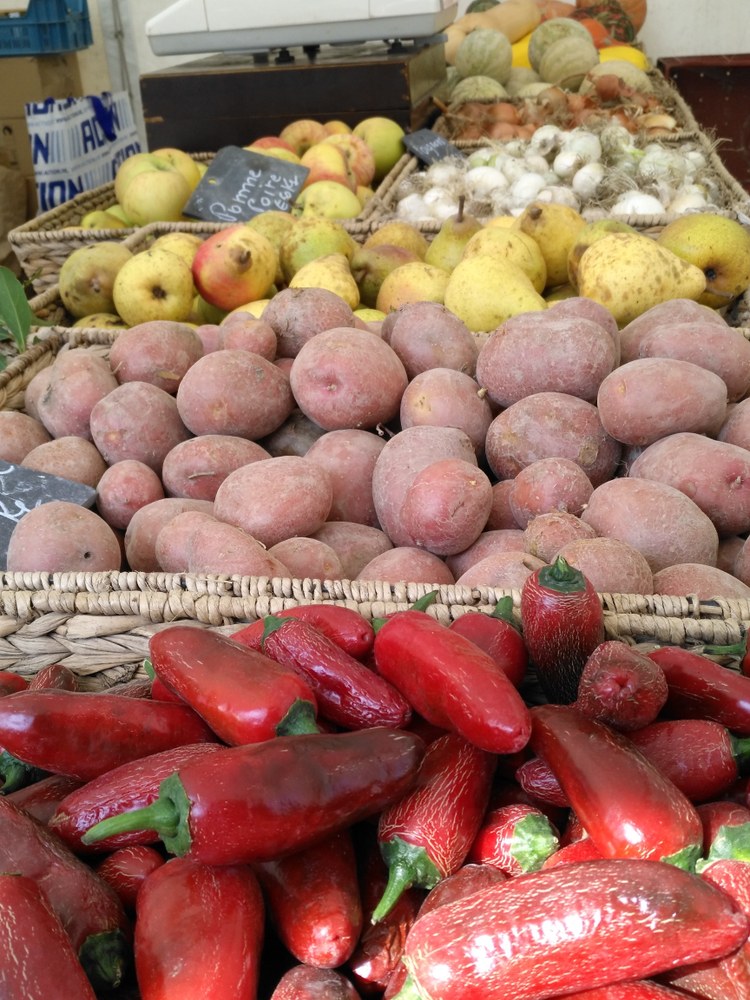 Arles, la frutta e gli ortaggi di una volta al mercato