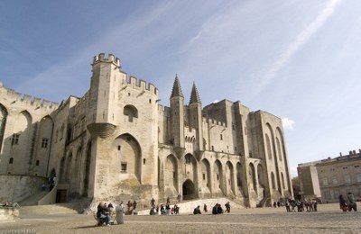 Avignone, Palazzo dei Papi, esterno © C. Rodde