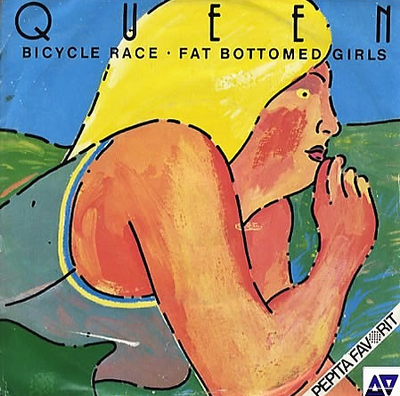 Bicycle Race - Fat Bottomed Girls, una copertina
