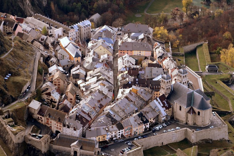 Briançon, la Cité Vauban dall'alto © Zoom