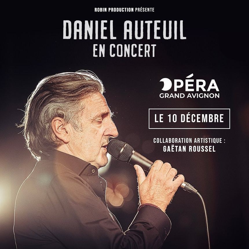 Daniel Auteuil in concerto all'Opéra Grand Avignon