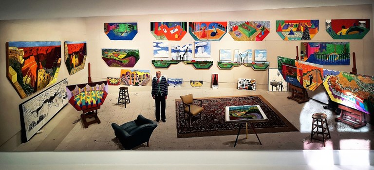 David Hockney, In the studio, 2017