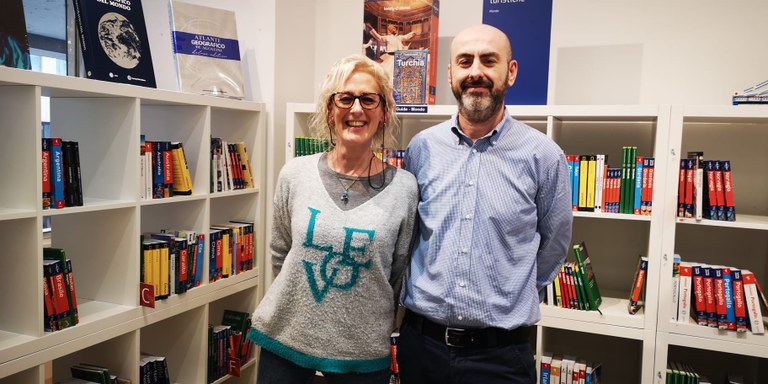 Enrico Carraro e Martina Salghetti, Libreria Internazionale Ulrico Hoepli di Milano