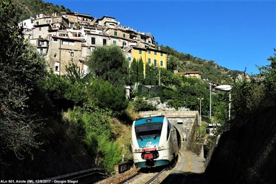 Ferrovia Cuneo-Ventimiglia-Nizza, Airole (IM) © Giorgio Stagni