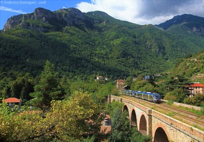 Ferrovia Cuneo-Ventimiglia-Nizza, tratto panoramico © Federico Santagati
