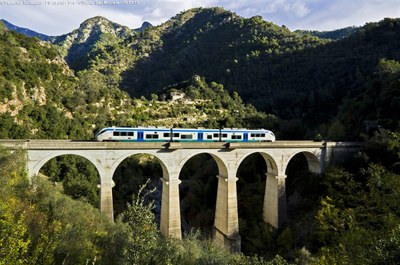 Ferrovia Cuneo-Ventimiglia-Nizza, viadotto panoramico