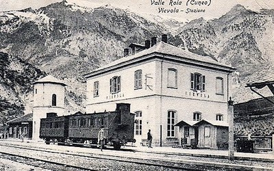 Ferrovia Cuneo-Ventimiglia-Nizza, Vievola, Valle Roia