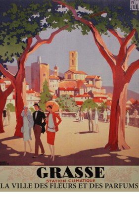 Grasse, stazione climatica, poster d'epoca - Foto: © OT Grasse