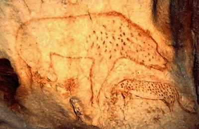 Grotta di Chauvet, figura di iena