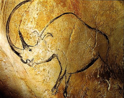 Grotta di Chauvet, figura di rinoceronte
