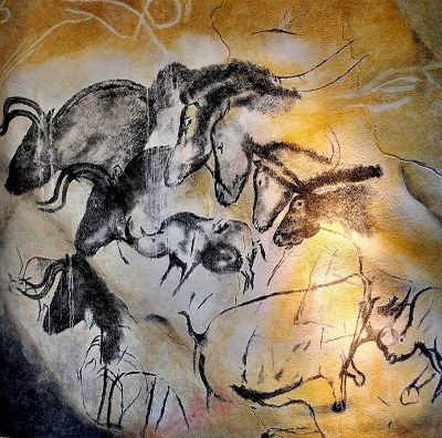 Grotta di Chauvet, figure di cavalli