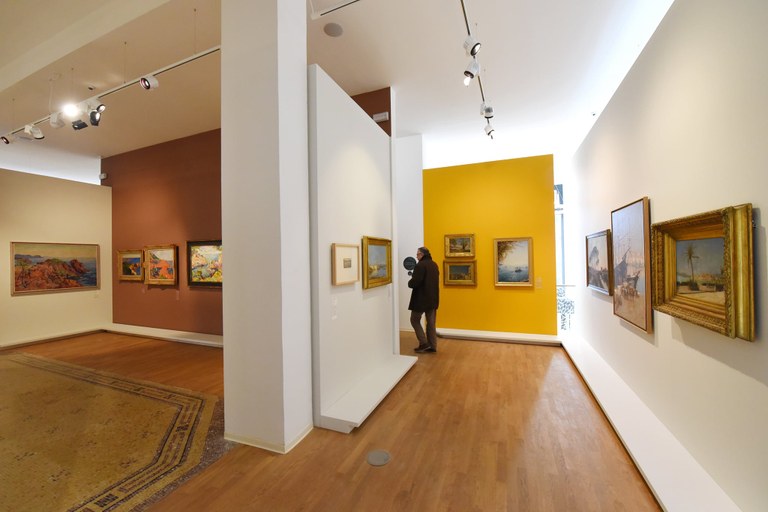 Hyères, La Banque, Musée des Cultures et du Paysage, sale espositive