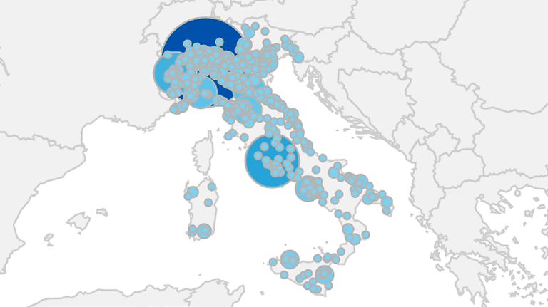 inProvenza - Geographical distribution of readers 2022