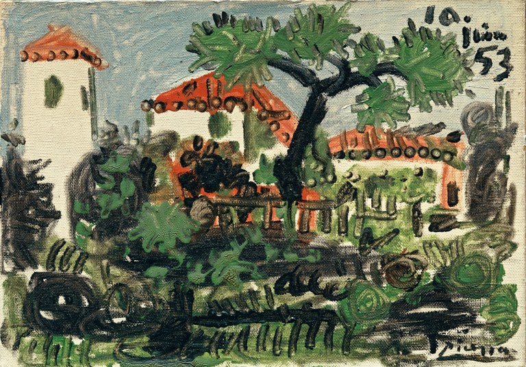 Jardin à Vallauris, Vallauris, Pablo Picasso, Solomon R. Guggenheim Museum, New York © Succession Picasso 2019