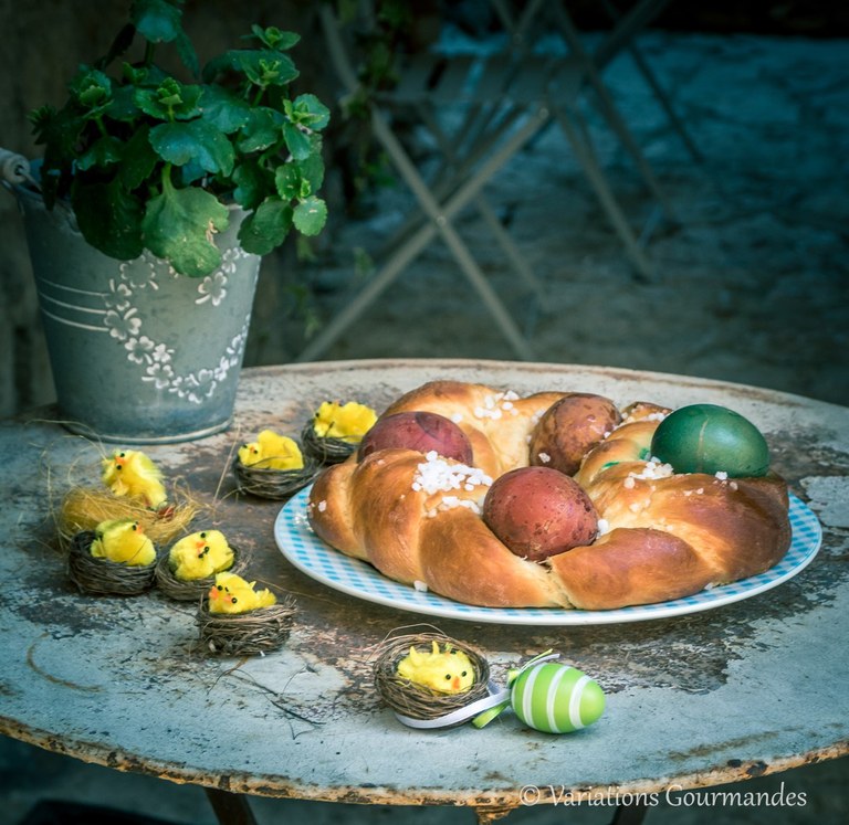 La Brioche de Pâques di Laurence Duperthuy © Variations Gourmandes