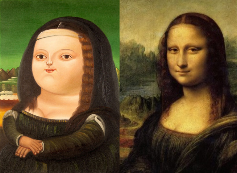 La Gioconda, Botero e Leonardo a confronto