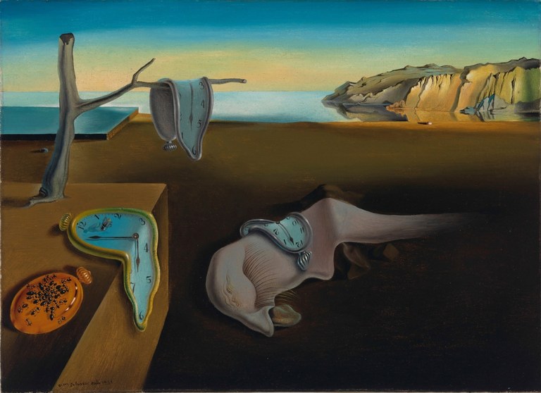 La persistenza della memoria, di Salvador Dalí