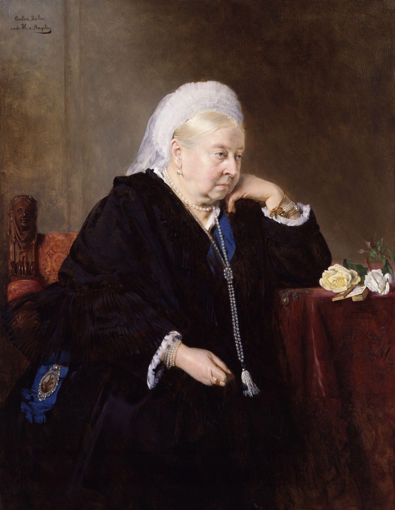 La regina Vittoria ritratta da Heinrich von Angeli