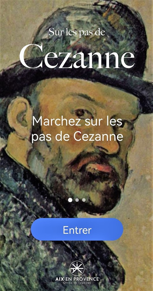 L'app Sur les pas de Cezanne