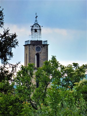 Manosque, il campanile visto da Lou Paraïs