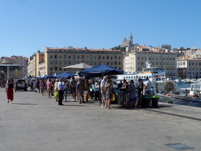 Marsiglia, al mercato del pesce del Vieux Port - Foto © Leï OTC Marseille