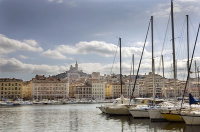 Marsiglia, barche all'ormeggio nel Vieux Port - Foto © Objectif Images  OTC Marseille