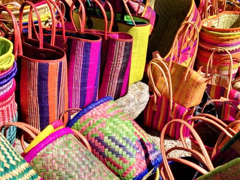Mercato provenzale - Le borse colorate