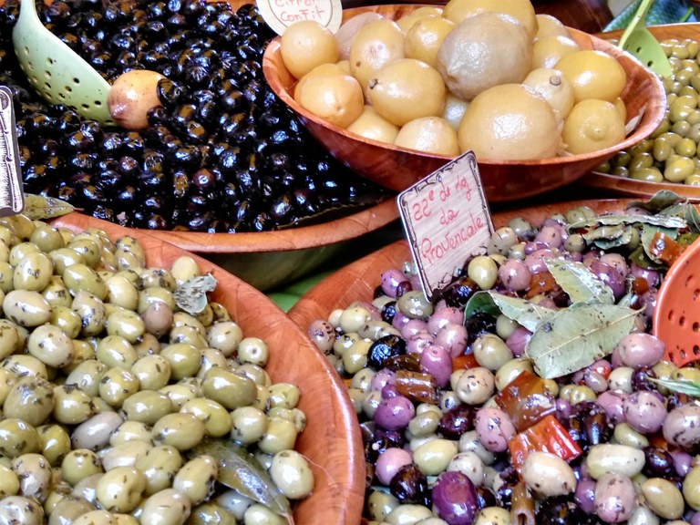 Mercato provenzale - Le olive
