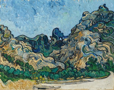 Montagnes à Saint-Rémy,  Vincent van Gogh, Solomon R. Guggenheim Museum, New York