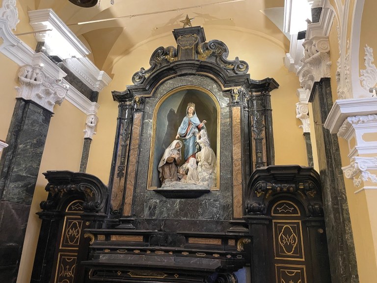 Nizza, Chapelle de la Visitation, la Vergine Maria - Crédit Virginia D'Umas