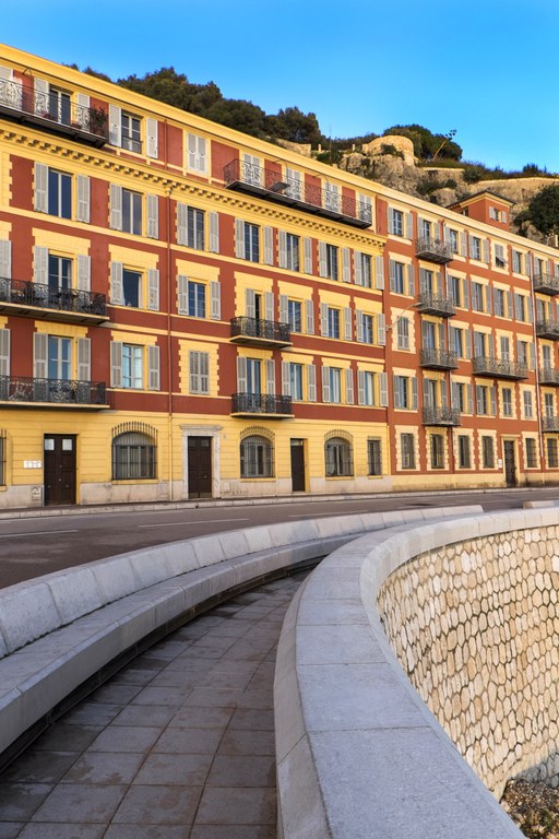 Nizza, i colori tipici dell'architettura cittadina © H. Lagarde