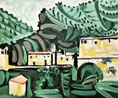 Pablo Picasso, Le village de Vauvenargues