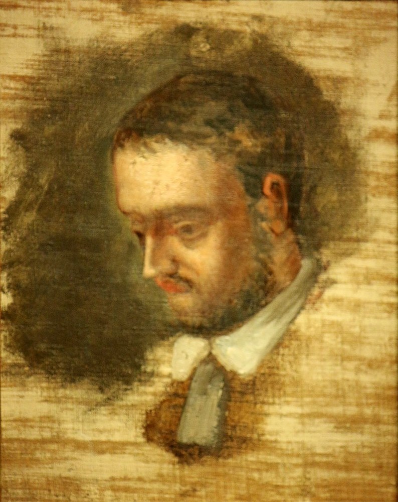 Paul Cezanne, ritratto di Emile Zola