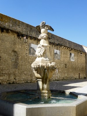 Pernes-les-Fontaines, la fontana del Cormorano