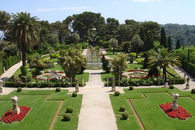 Saint Jean Cap Ferrat, Villa Ephrussi, giardino  alla francese © OTM Nice Côte d'Azur