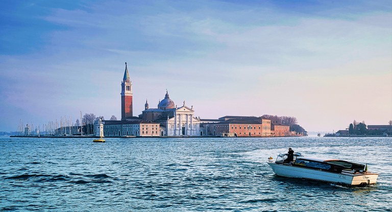 Venezia, verso l'isola di San Giorgio Maggiore