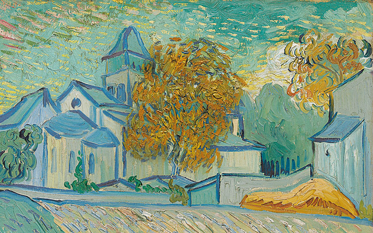 Vincent Van Gogh, Veduta dell'Asilo e della Cappella di Saint Remy, 1889 © Christie’s