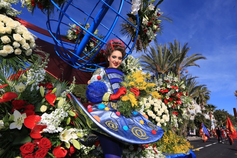 Battaglia dei fiori al Carnevale di Nizza - Foto: © J. Kelagopianf, OTC Nice