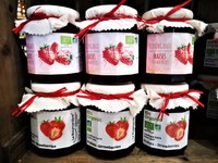 La Roumanière di Robion, la marmellata di fragole bio