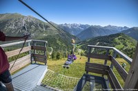 La Colmiane, la partenza della tyrolienne - Crédits OTMNCA