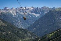La Colmiane, la tyrolienne - Crédits OTMNCA