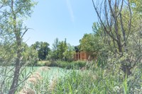 Una palafitta in perfetta armonia con la natura © Cabanes Nature & SPA