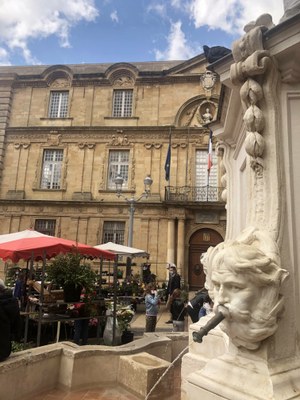 Aix-en-Provence, la piazza del Municipio © Sonia Gonzini