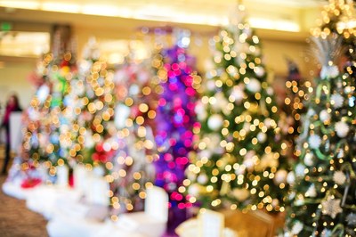 Alberi di Natale decorati